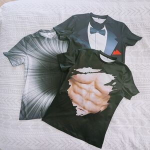 Novelty tee set Sz L